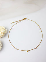 Cupid Dainty Love Heart Layering Necklace - Stainless Steel