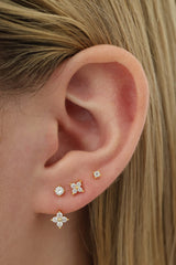 Fiona Ear Jacket GOLD-Sterling Silver A + B + C (6 Earrings)