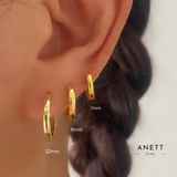 Basic Gold Hoops 7mm 9mm 12mm 7mm + 9mm +12mm