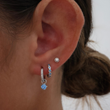 Ines Blue Lagoon Dangle Earring SILVER v2