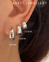 925 Sterling Silver Hoop 17mm 16mm 14mm 10mm 10mm