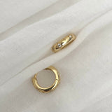 Star Celestial Gold Hoop Earrings