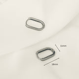 925 Sterling Silver Rectangle Gold/Silver Hoops