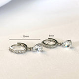 Vintage Classic SilverTeardrop Earrings