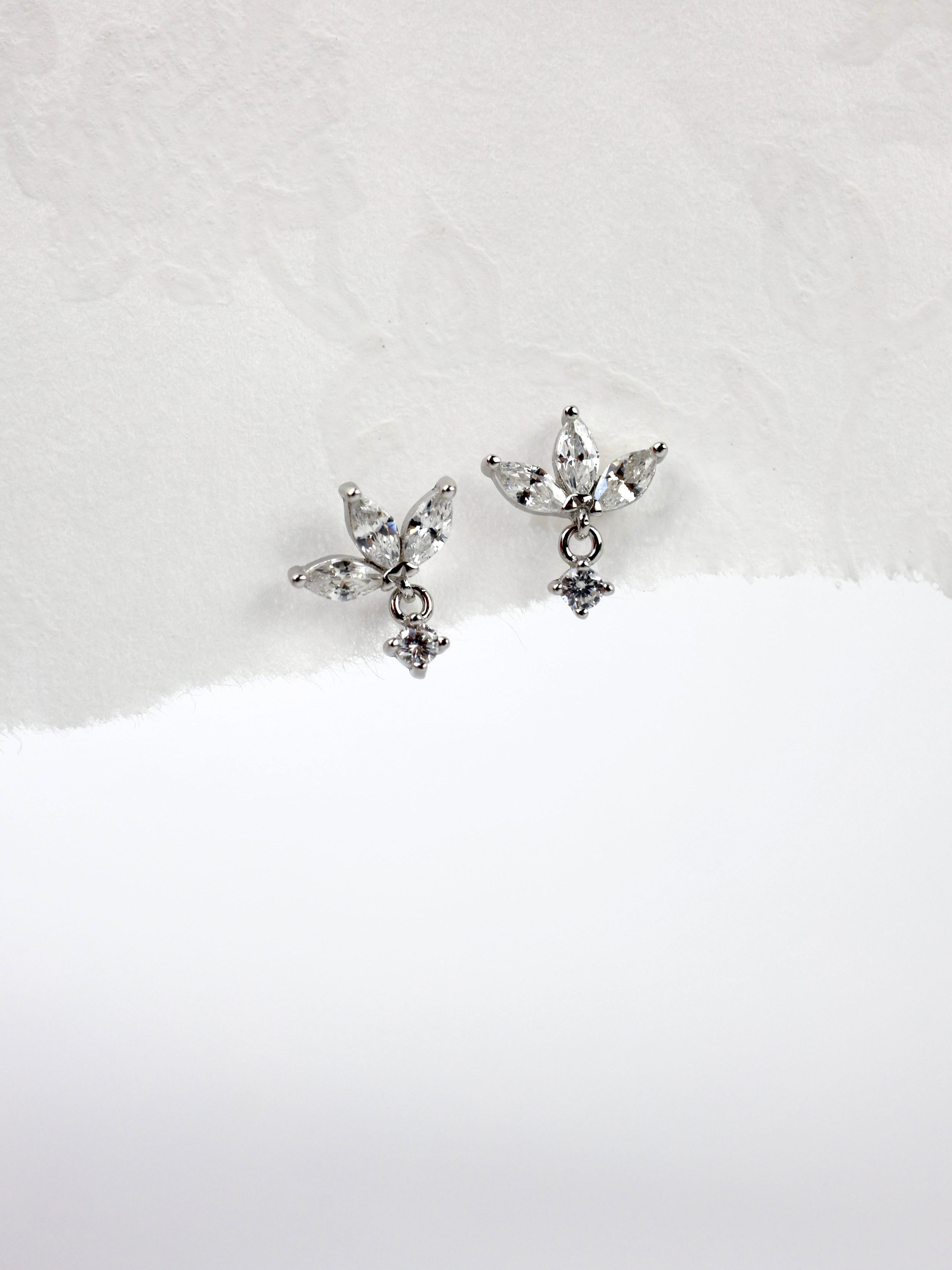 Hannah Silver Stud Earrings