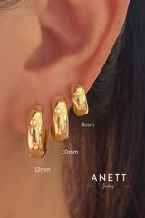 5mm Basic Simple Hoops 6mm 8mm 10mm 12mm GOLD