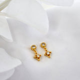 Bella Dangle Stud Earrings GOLD