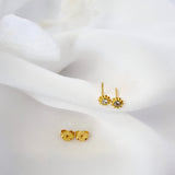 Solo Stud Earrings Gold