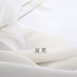 sterling silver silver stud earrings