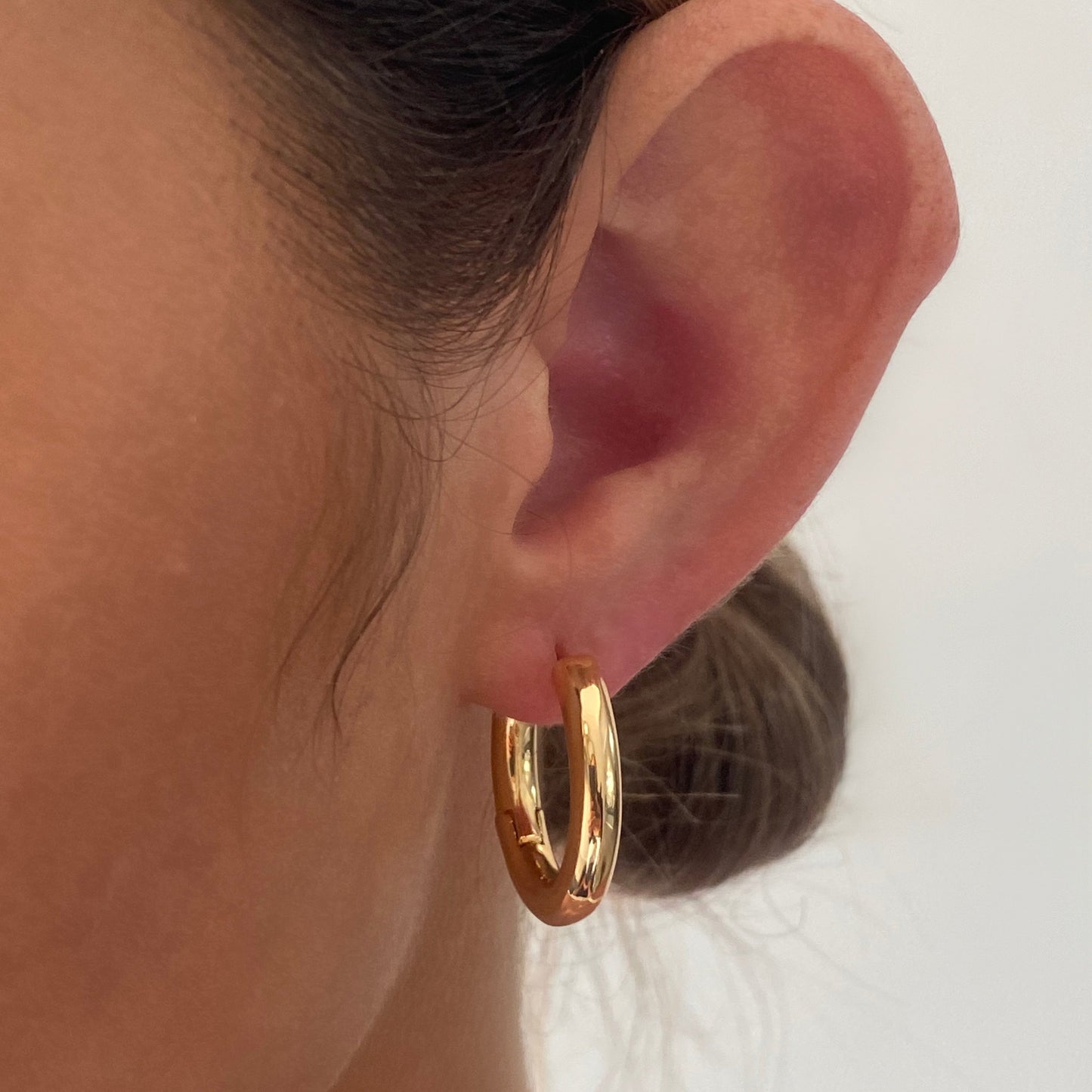 Vintage Gold Hoop Earrings