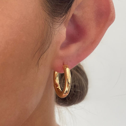 Vintage Gold Hoop Earrings