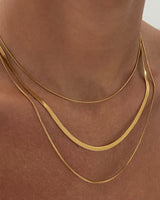 3 Layered Snake Stainless Steel Chain Necklace