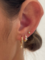 Olivia Charlotte Dangle Earring 3 Pair Set GOLD