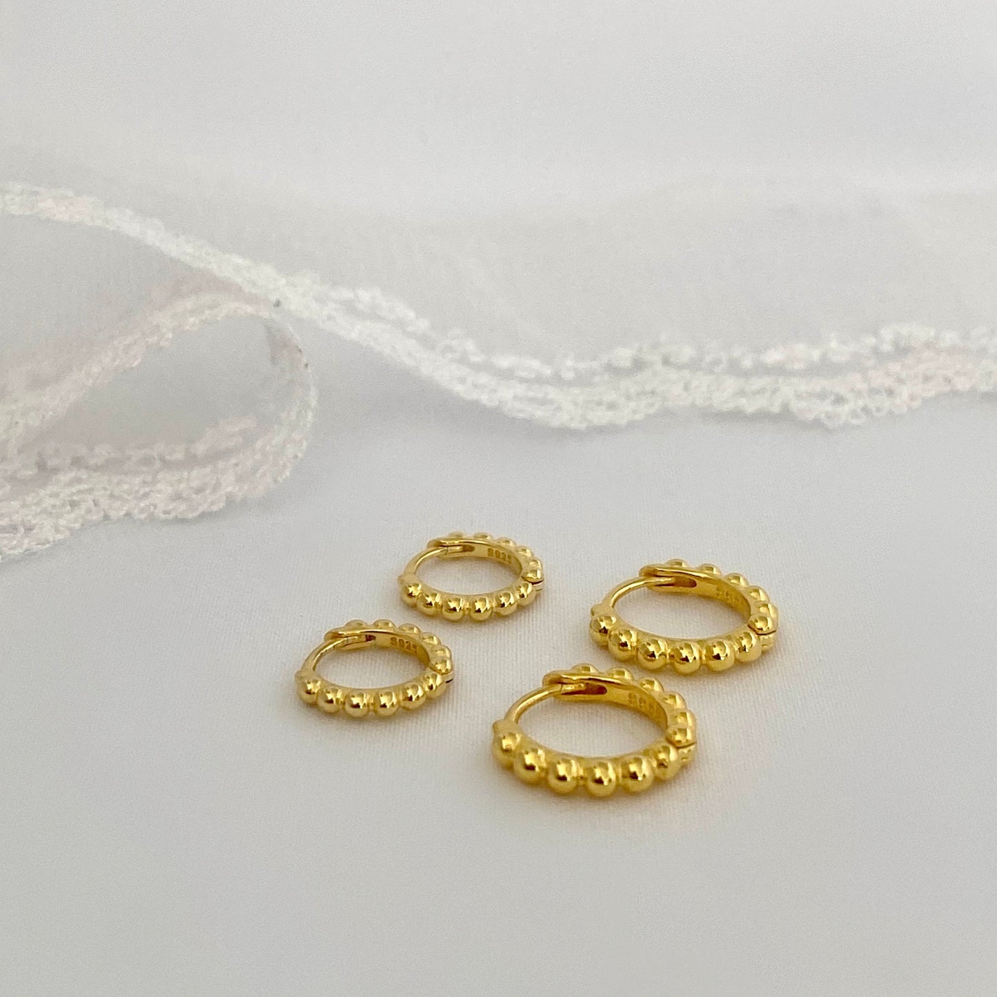 Dainty Princess Gold Hoop