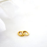 Suni Everyday Stacking - Sterling Silver Gold B. 7mm Plain