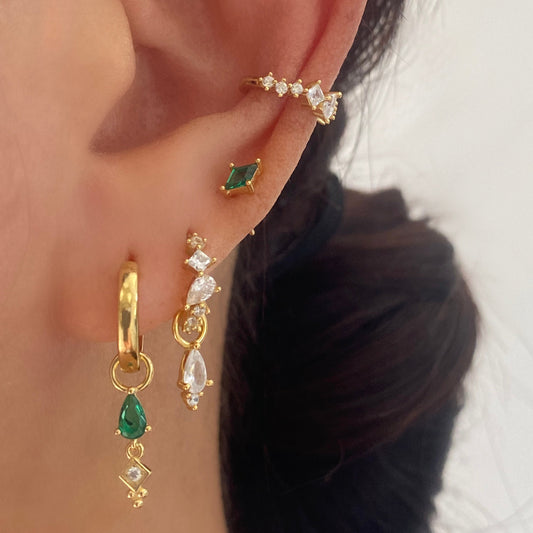 Katherine Green Dangle Set