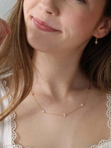 Blooming Grace Sterling Silver Necklace- Gold