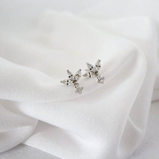 Hannah Silver Stud Earrings