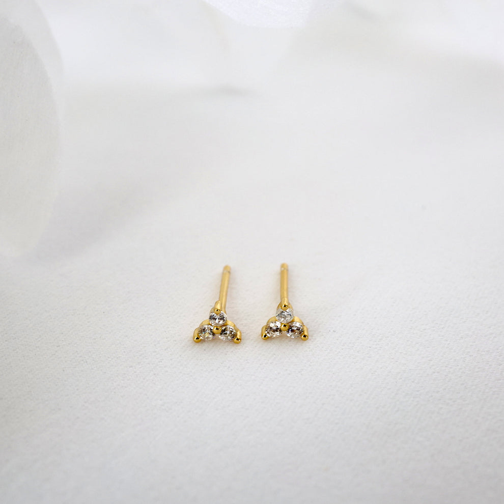 Lucy Teardrop Thick Gold Hoops 17mm 20mm