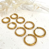 Basic Stainless Steel Hoop Earrings