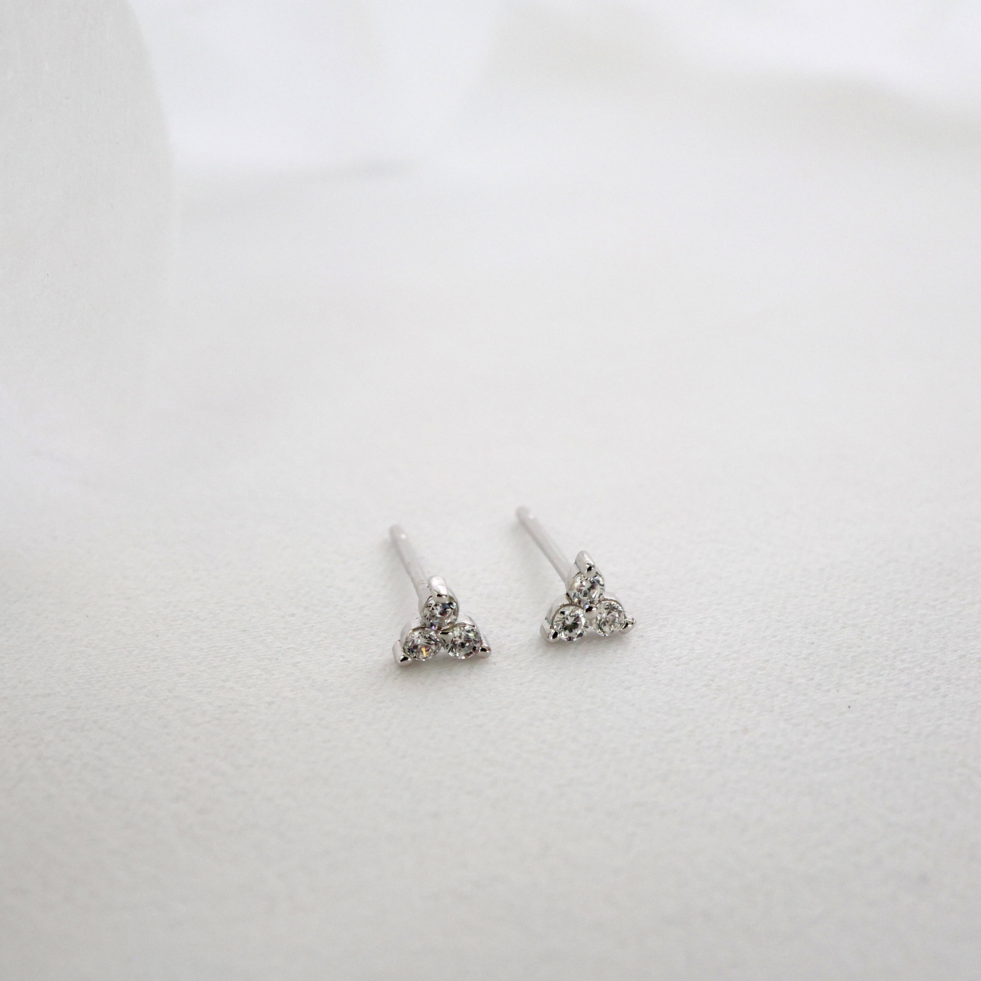 Diamond Rhombus Dangle Stud Earring 2 pairs 3 pairs Gift Set SILVER