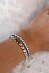 Sarang Love Heart Bracelet SILVER