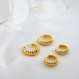 Tamara Twist Hoop Earrings GOLD