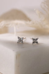 Lucy Teardrop Silver Hoop Earring Stacks