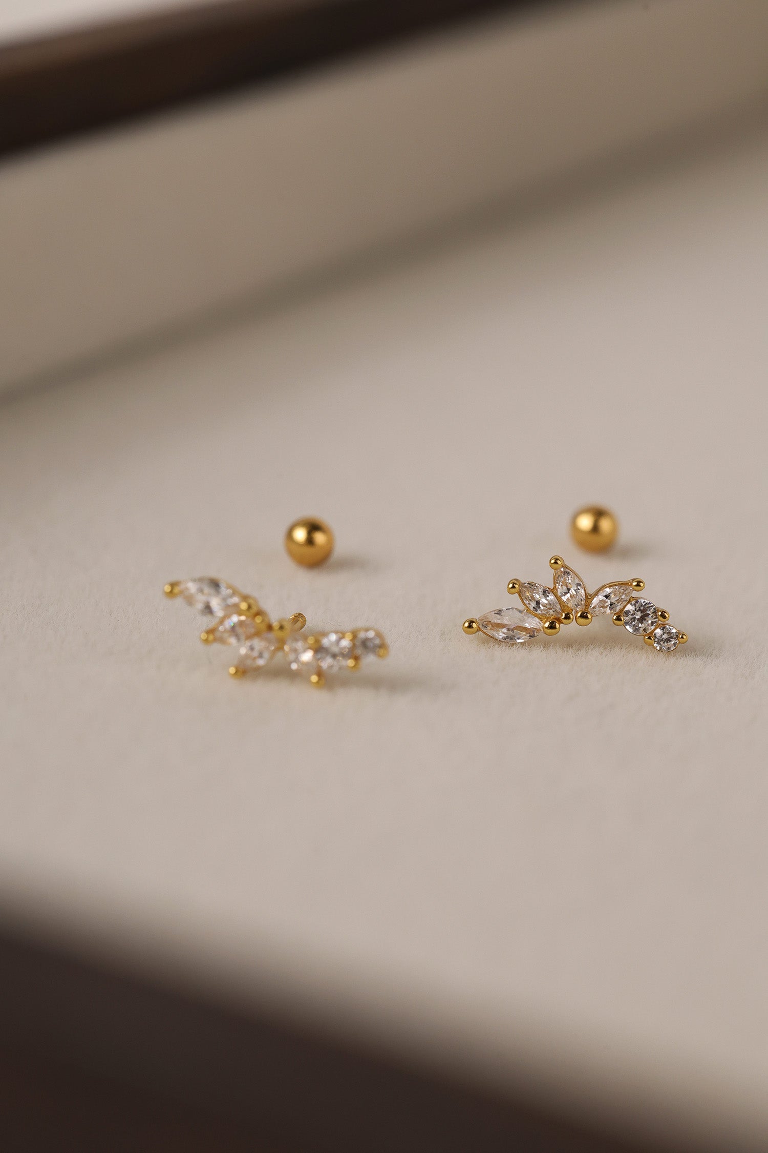 The Pearl Ear Stack | Curated Ear Stack in Gold