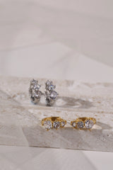 Feyglow 3 Cubic Hoop Earrings