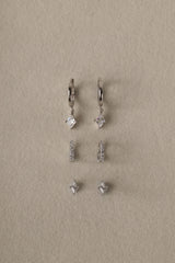 Mia Huggie Earrings SILVER