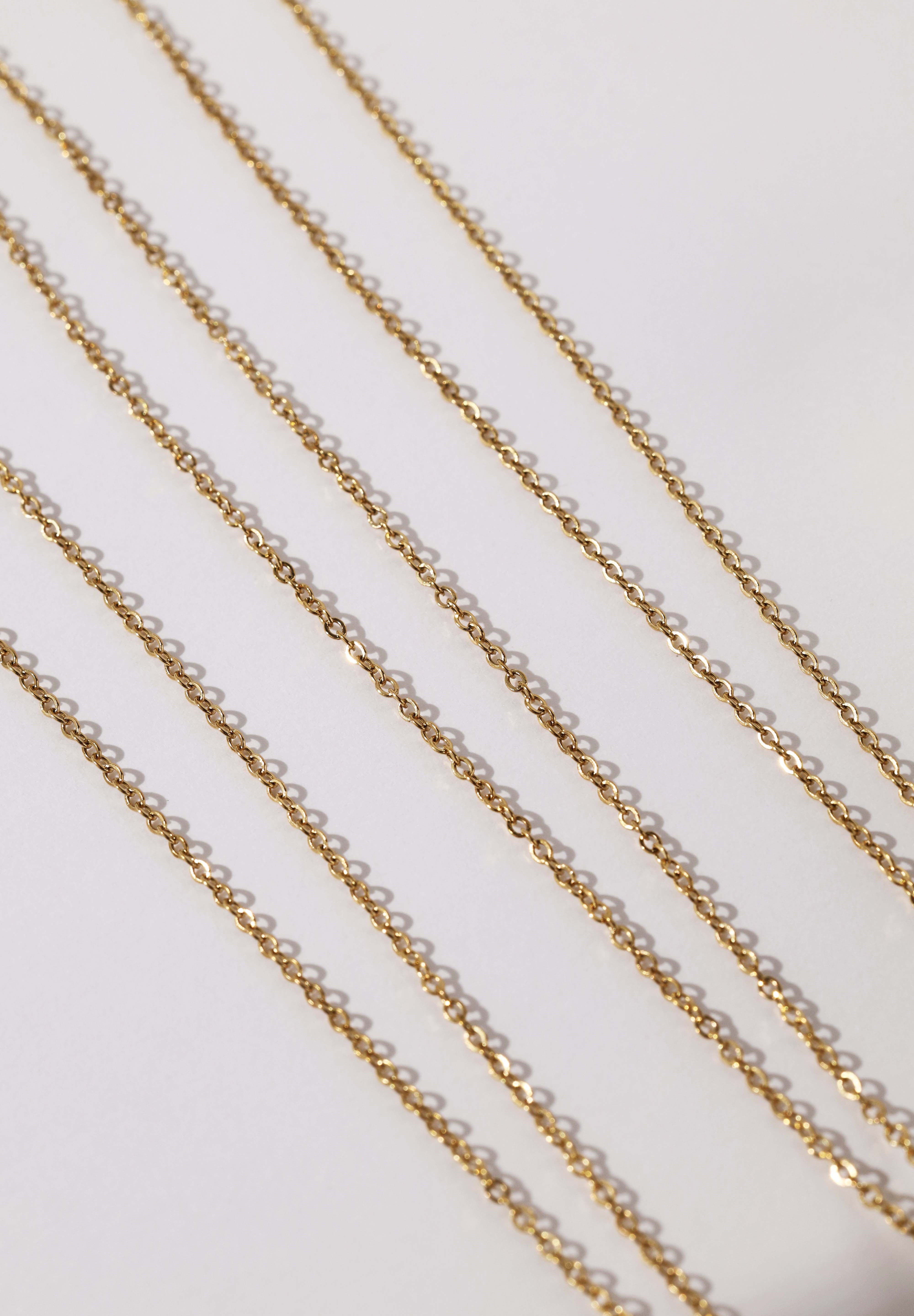 Birth Flower Pendant Gold Necklace - Stainless Steel