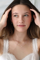 Blooming Grace Sterling Silver Necklace- Gold