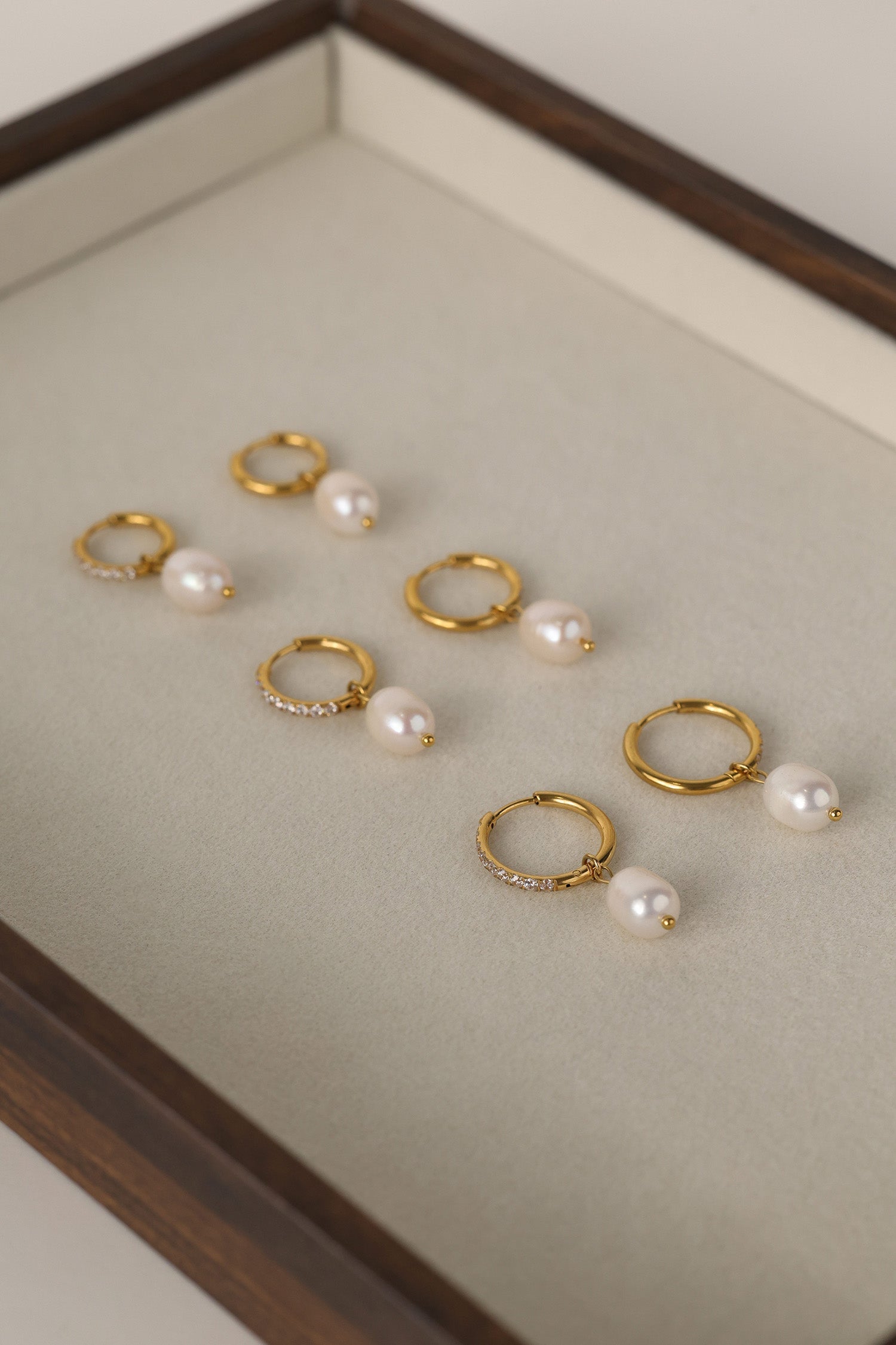 The Pearl Ear Stack | Curated Ear Stack in Gold