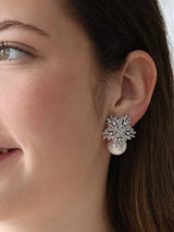 Lunaria Mist Whisper Pearl Earrings
