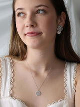 Lunaria Mist Whisper Pearl Earrings
