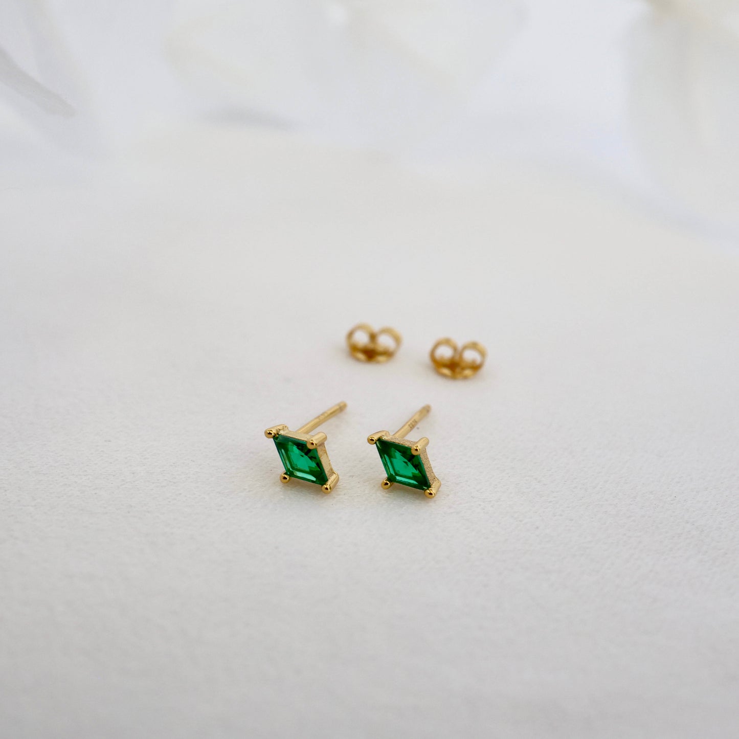 Mia CZ Gold Stud Earring