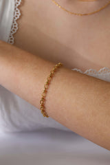 Elowen's Whisper Gold Chain Bracelet - Stainless Steel