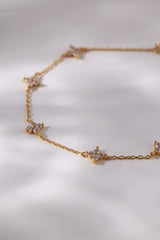 4 Clover Bracelet- Gold Plated Sterling Silver