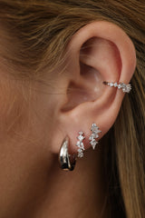 Lucy Charlotte Victoria Earring Stack Silver