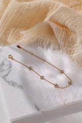 4 Clover Bracelet- Gold Plated Sterling Silver