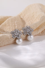 Lunaria Mist Whisper Pearl Earrings