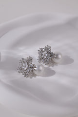 Lunaria Mist Whisper Pearl Earrings