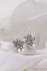 Lunaria Mist Whisper Pearl Earrings