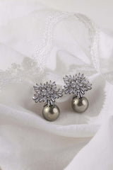 Lunaria Mist Whisper Pearl Earrings