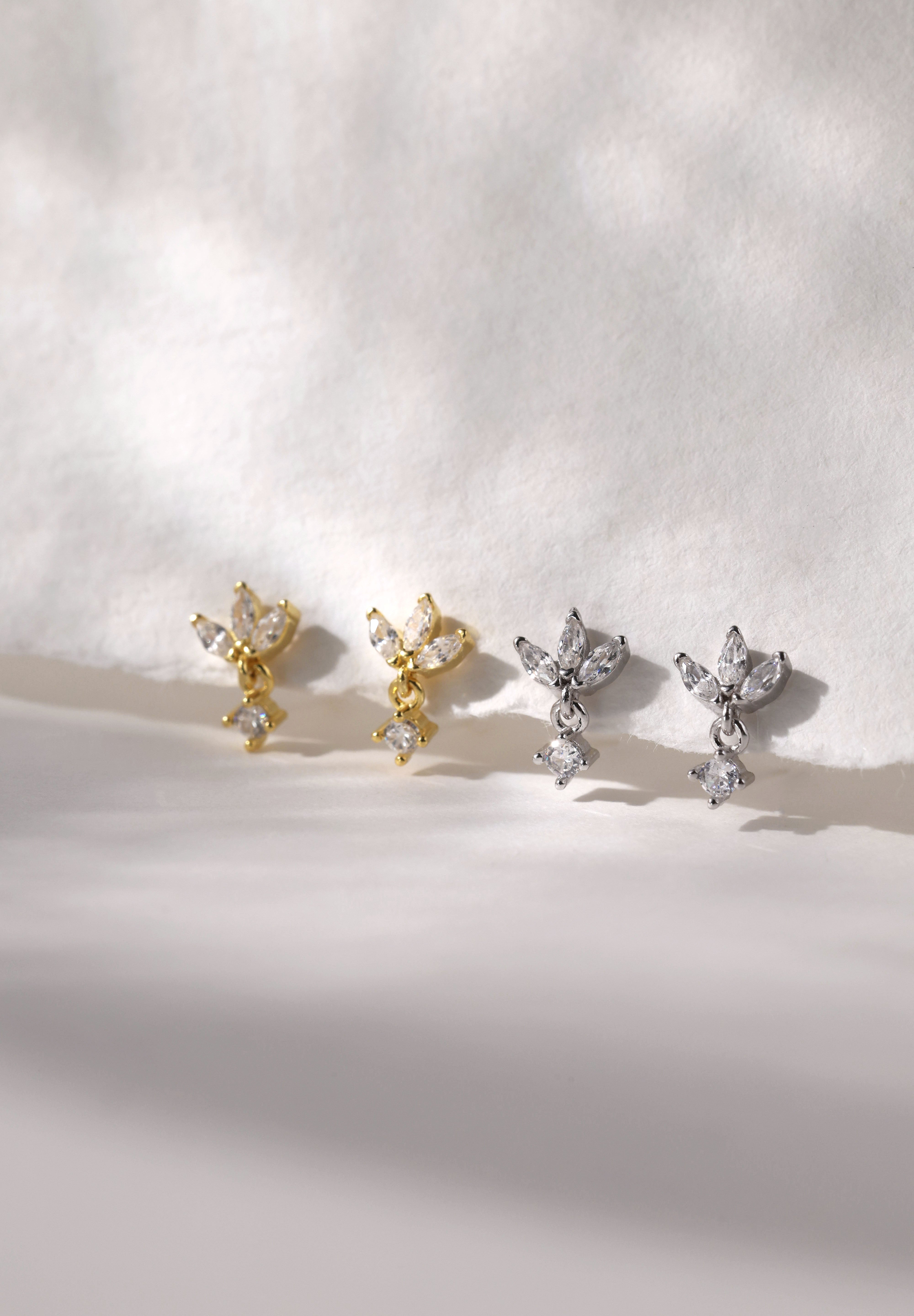 Hannah Silver Stud Earrings