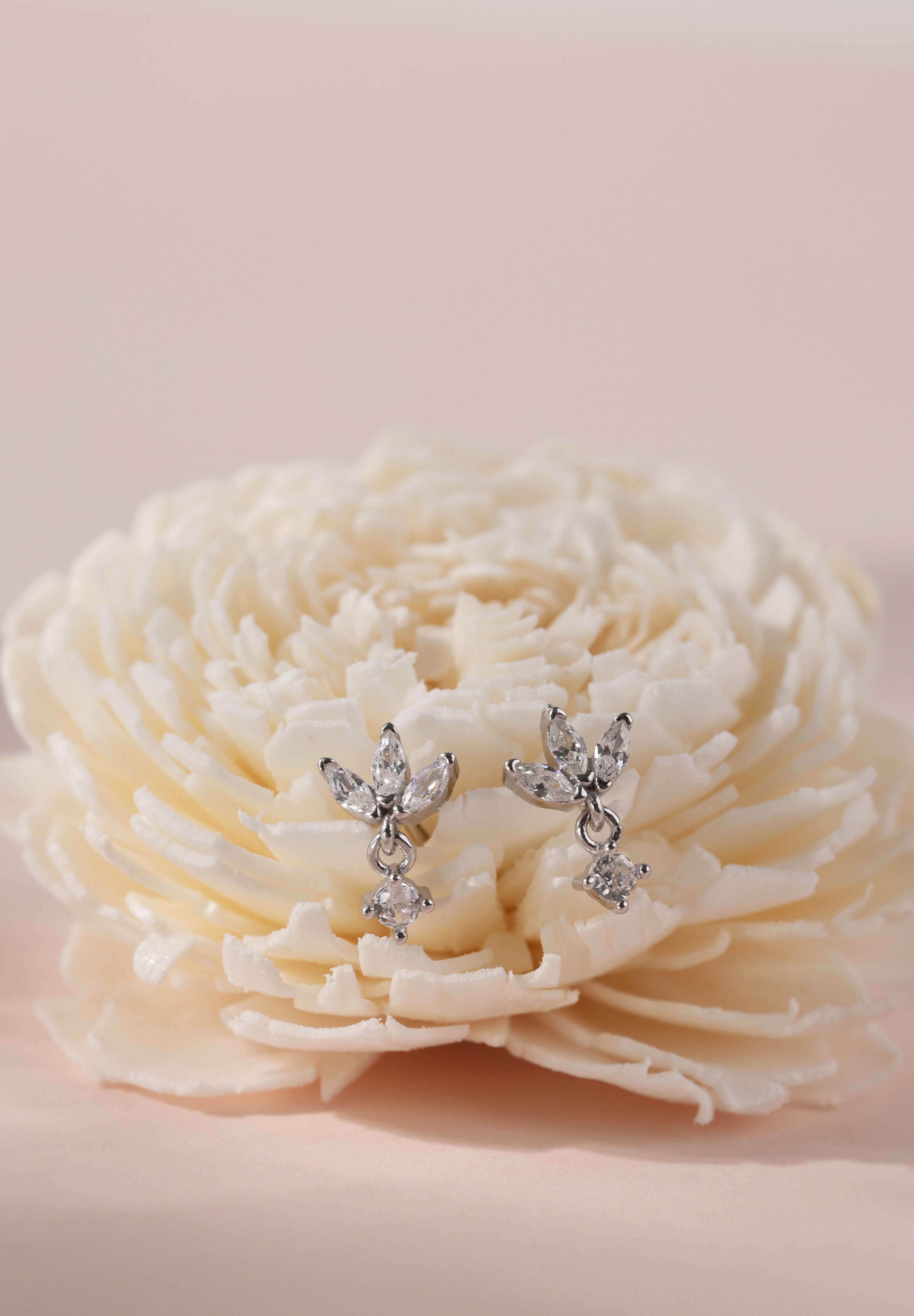 Hannah Silver Stud Earrings