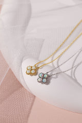 Faith Opal SILVER Necklace - Sterling Silver