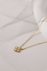 Faith Opal GOLD Necklace - Sterling Silver