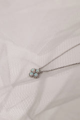 Faith Opal SILVER Necklace - Sterling Silver